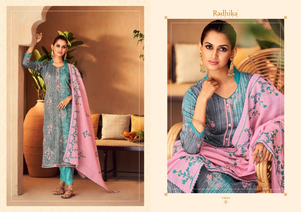 Azara Blossom 11 Fancy Designer Festive Wear Latest Salwar SUit Collection